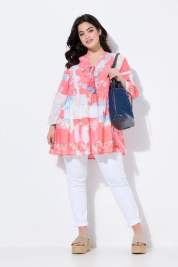 Plus size veliki brojevi Bluza s ukrasnim vezom za punije