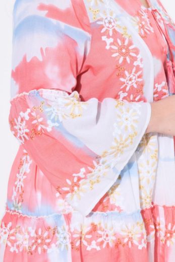 Plus size veliki brojevi Bluza s ukrasnim vezom za punije