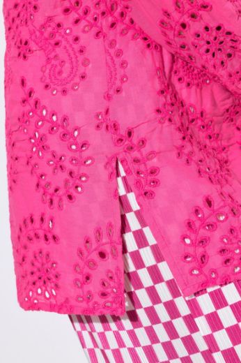 Plus size veliki brojevi Bluza s  ukrasnim vezom za punije