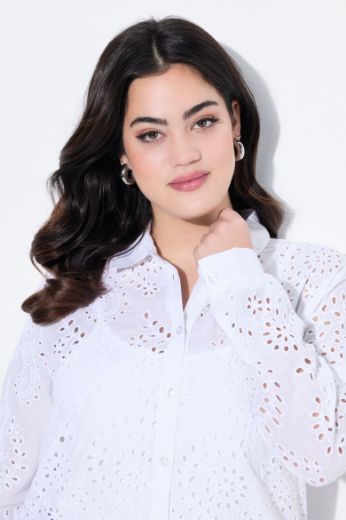 Plus size veliki brojevi Bluza s  ukrasnim vezom za punije