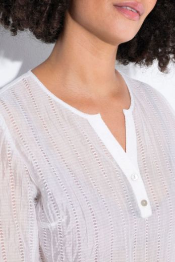 Plus size veliki brojevi Bluza od prozračne tkanine za punije