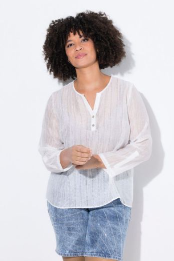 Plus size veliki brojevi Bluza od prozračne tkanine za punije