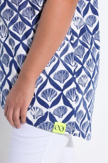 Plus size veliki brojevi Majica kratkih rukava okruglog ovratnika za punije