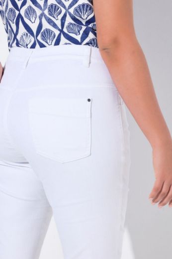 Plus size veliki brojevi Traperice skraćenih nogavica za punije