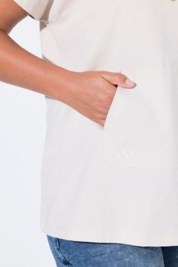 Plus size veliki brojevi Majica kratkih rukava s kapuljačom za punije