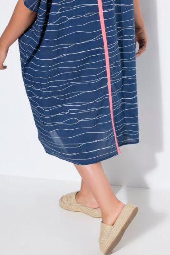 Plus size veliki brojevi Haljina kaftan polu rukava za punije