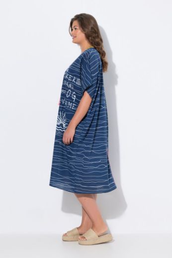Plus size veliki brojevi Haljina kaftan polu rukava za punije