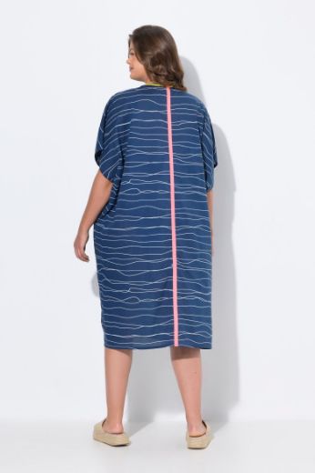 Plus size veliki brojevi Haljina kaftan polu rukava za punije