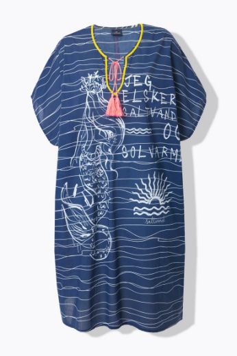 Plus size veliki brojevi Haljina kaftan polu rukava za punije