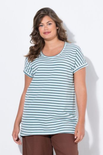Plus size veliki brojevi Majica kratkih rukava okruglog ovratnika za punije