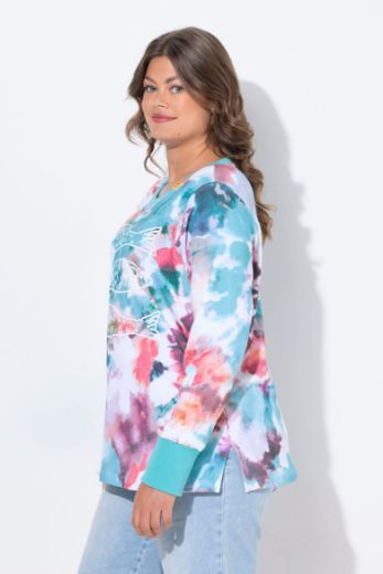 Plus size veliki brojevi Majica dugih rukava okruglog ovratnika za punije