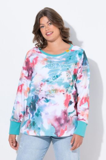 Plus size veliki brojevi Majica dugih rukava okruglog ovratnika za punije