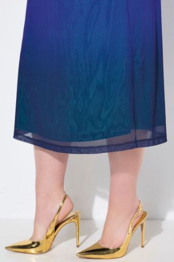 Plus size veliki brojevi Haljina mrežasta za punije