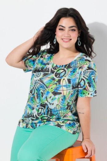 Plus size veliki brojevi Majica kratkih rukava za punije
