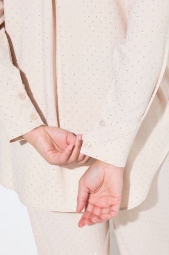 Plus size veliki brojevi Bluza s dodatkom ukrasnih kamenčića za punije