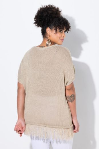 Plus size veliki brojevi Majica dugih rukava pletena za punije