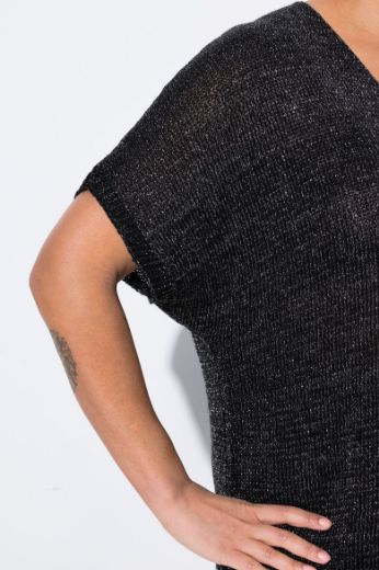 Plus size veliki brojevi Majica dugih rukava pletena za punije
