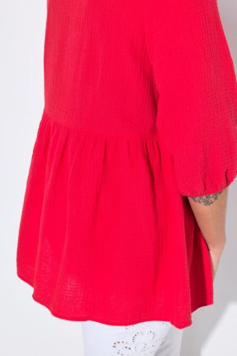 Plus size veliki brojevi Bluza od musina za punije
