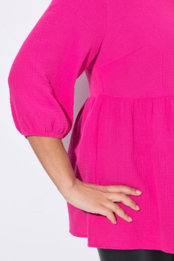 Plus size veliki brojevi Bluza od musina za punije