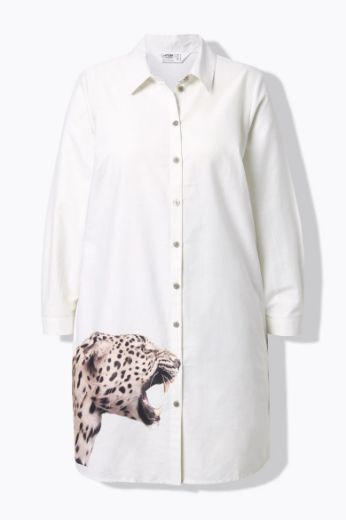 Plus size veliki brojevi Bluza s leopard uzorkom za punije