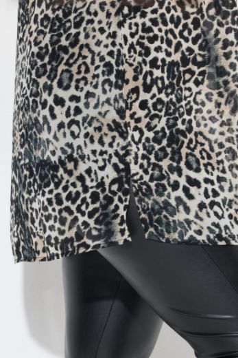 Plus size veliki brojevi Bluza s leopard uzorkom za punije