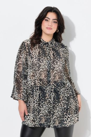 Plus size veliki brojevi Bluza s leopard uzorkom za punije