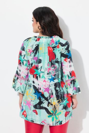 Plus size veliki brojevi Bluza s printom za punije