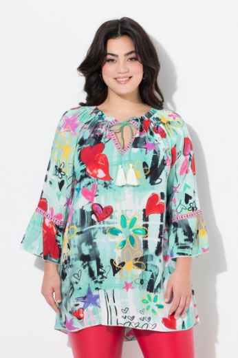 Plus size veliki brojevi Bluza s printom za punije