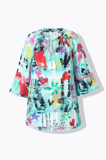 Plus size veliki brojevi Bluza s printom za punije