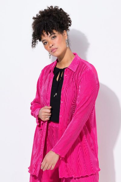 Veliki brojevi Bluza plisirana moda za punije