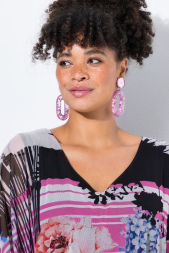Plus size veliki brojevi Bluza mrežasta sa topom za punije