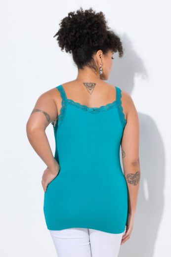 Plus size veliki brojevi Top s čipkastim detaljima za punije