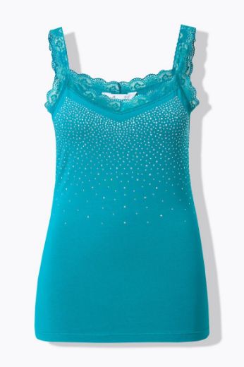 Plus size veliki brojevi Top s čipkastim detaljima za punije