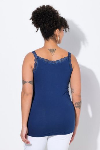 Plus size veliki brojevi Top s čipkastim detaljima za punije
