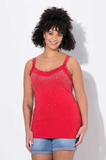 Plus size veliki brojevi Top s čipkastim detaljima za punije