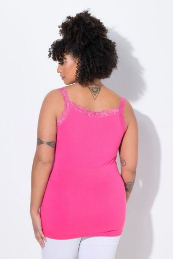Plus size veliki brojevi Top s čipkastim detaljima za punije