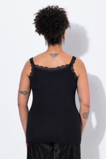 Plus size veliki brojevi Top s čipkastim detaljima za punije
