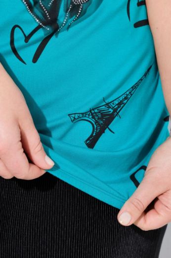 Plus size veliki brojevi Majica kratkih rukava za punije
