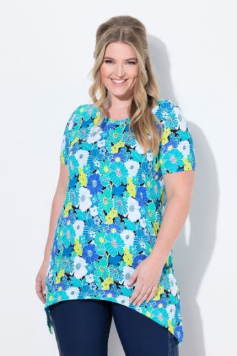 Plus size veliki brojevi Košulja cvjetnog uzorka za punije