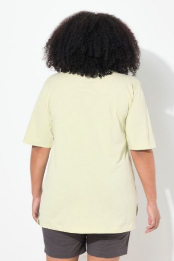 Plus size veliki brojevi Majica V izrez Basic za punije