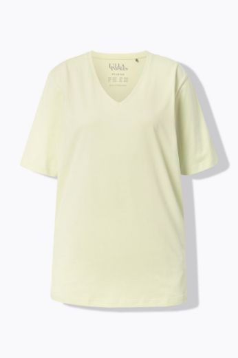 Plus size veliki brojevi Majica V izrez Basic za punije