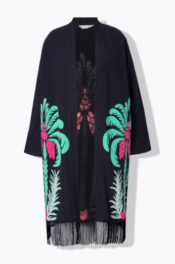 Plus size veliki brojevi Kimono s resama za punije