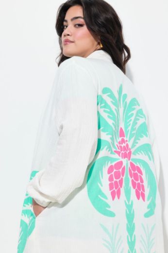 Plus size veliki brojevi Kimono s resama za punije