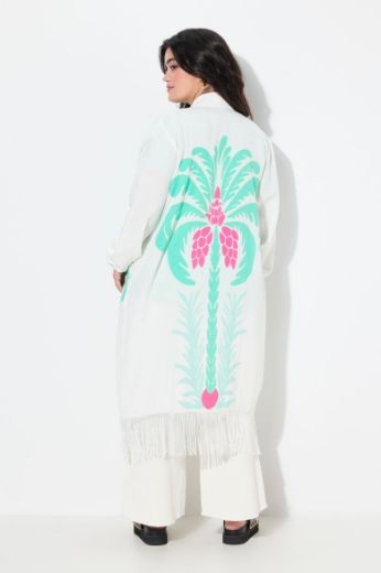 Plus size veliki brojevi Kimono s resama za punije