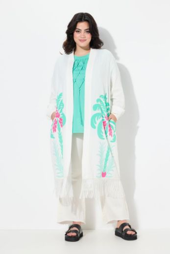 Plus size veliki brojevi Kimono s resama za punije