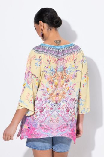 Plus size veliki brojevi Bluza s ukrasnim kamenčićima za punije