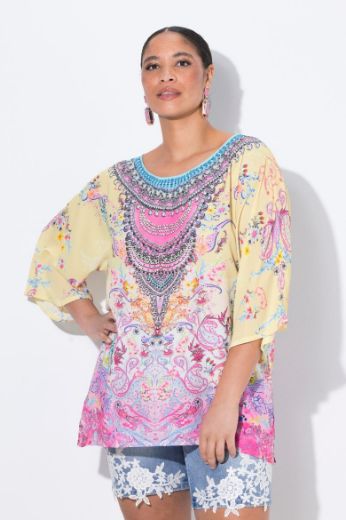 Plus size veliki brojevi Bluza s ukrasnim kamenčićima za punije