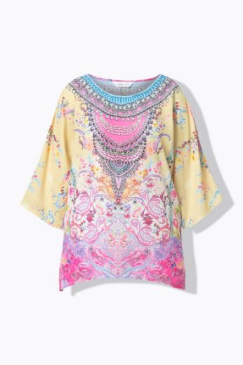 Plus size veliki brojevi Bluza s ukrasnim kamenčićima za punije
