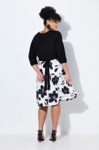 Plus size veliki brojevi Haljina cvjetnog printa za punije
