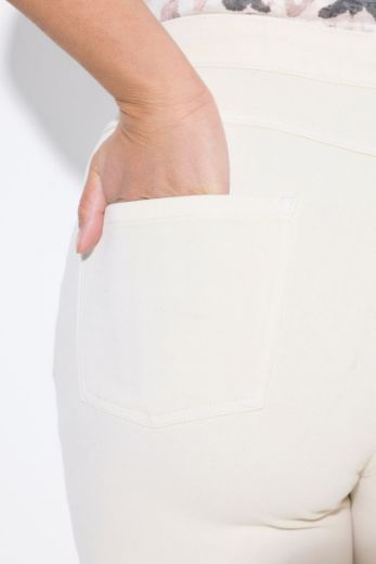 Plus size veliki brojevi Traperice s ukrasnim vezom za punije